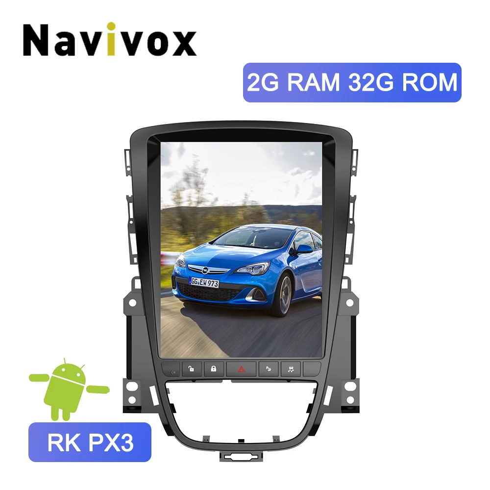 

Navivox 10.4" Vertical Screen Opel Astra J Multimedia Android 7.1 Car Navigaton Stereo For Opel Astra J 20092015 Car DVD GPS