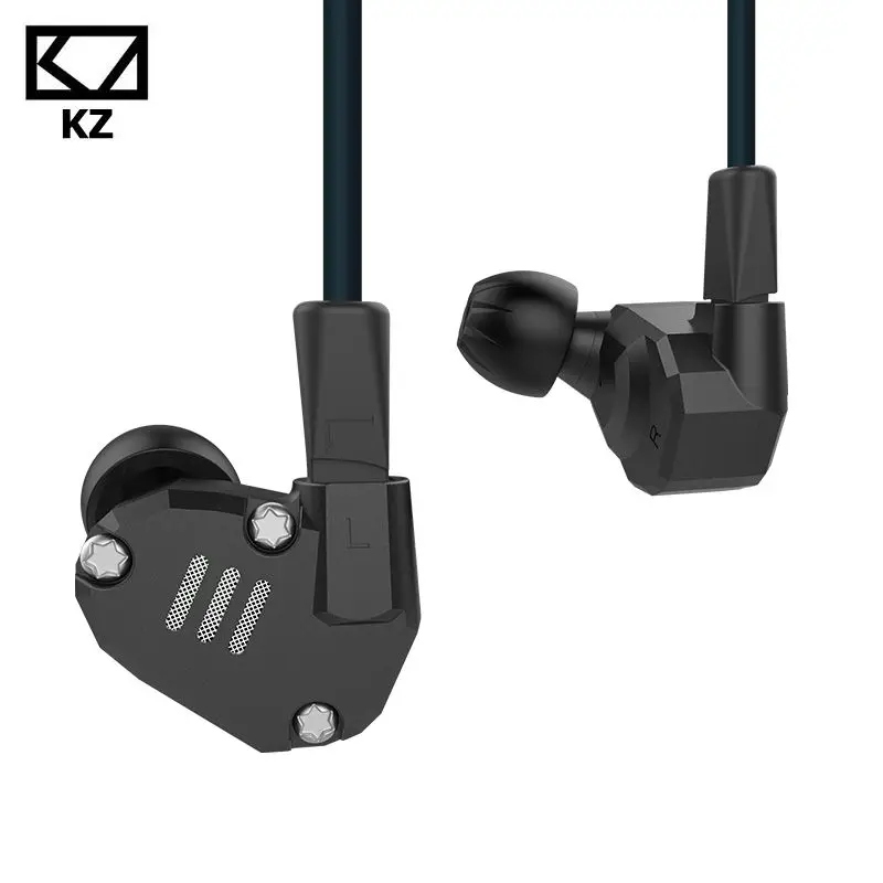 

KZ ZS6 2DD+2BA Hybrid In Ear Earphone Monito Running Sport bluetooth Earphones Metal Earphone HIFI DJ Headset Earbud