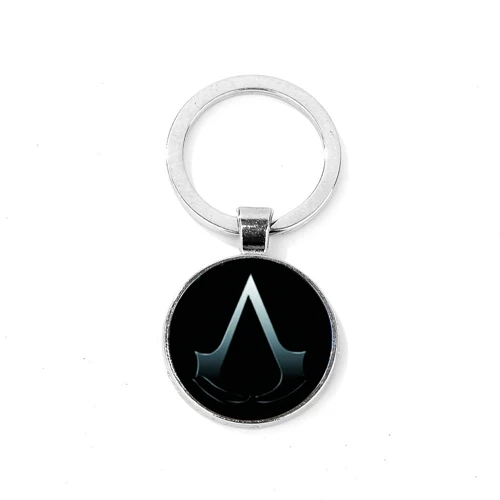 SIAN Fashion Эцио из Assassins Creed брелок Creed значок время драгоценный камень сплав игровой брелок для ключей фильм периферийный Сувенирный брелок Llaveros - Цвет: Style 4