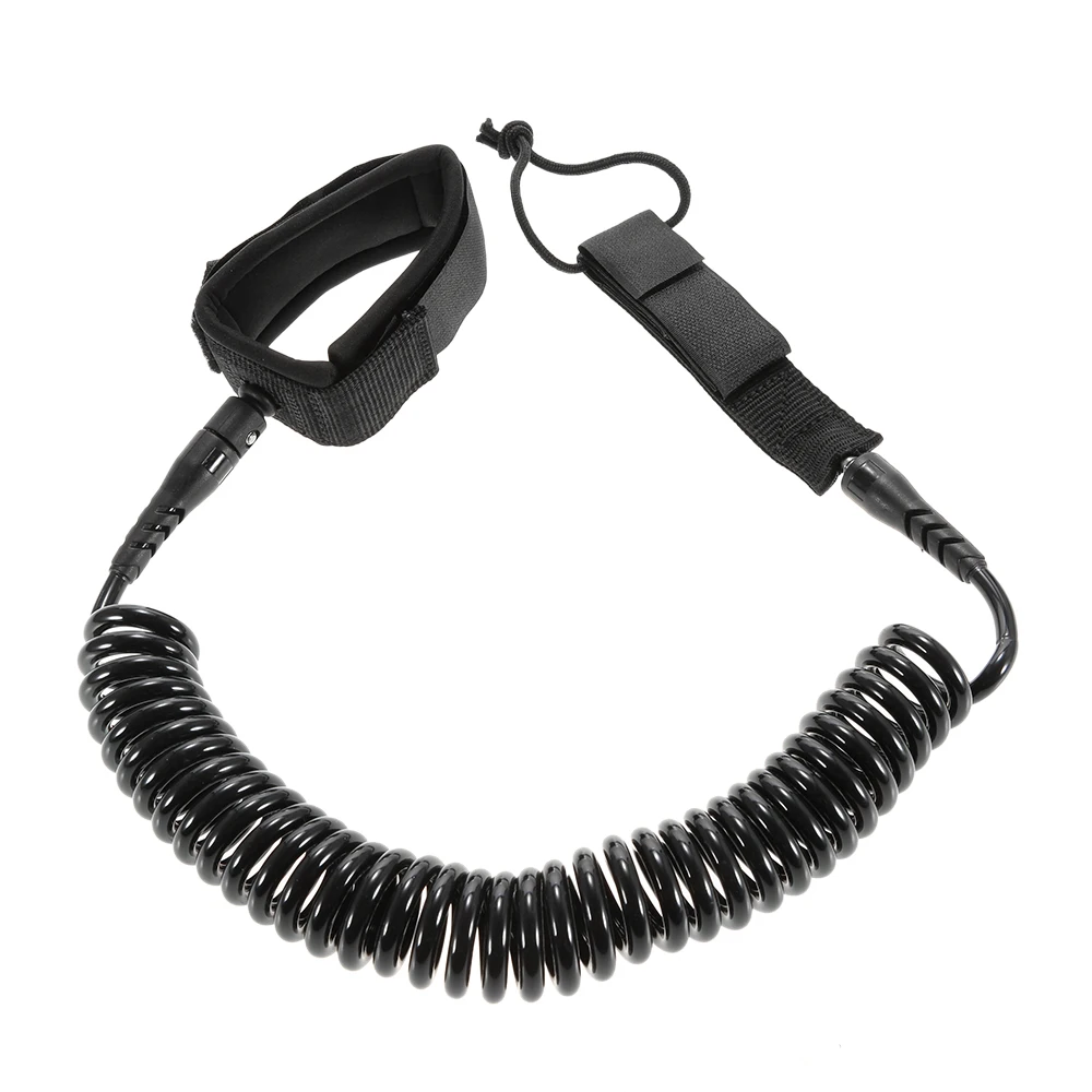 1 PCS New Surfboard Leash TPU Surfing Coiled Cord Foot Leash Rope Stand