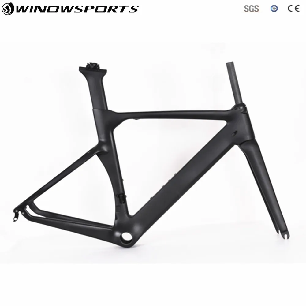 

2018 Aero New Design Carbon frame Direct Brake T800 lighter bicycle frameset Carbon Racing Bicycle Frame Road Frame