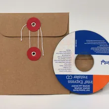 20 шт крафт-бумага CD DVD диск бумажный рукав конверт держатель чехол для хранения Обложка плотная бумага картон