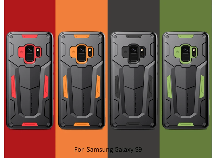Противоударная защита футляр для samsung Galaxy S9/S9 плюс Nillkin Defender II задняя крышка чехол для samsung S9
