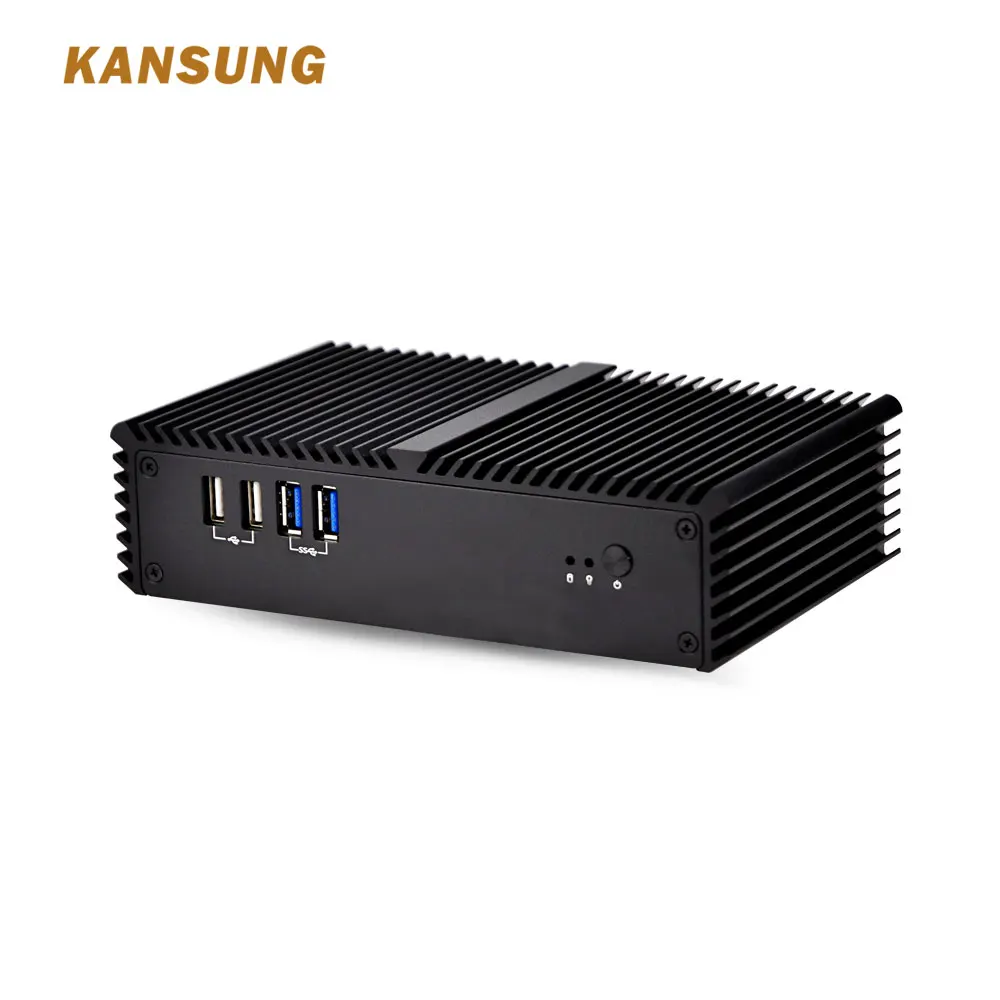 Kansung дешевый безвентиляторный мини ПК X86 12 В Intel Core i3 4005U/ i5 4200U/Core i7 4500U процессор