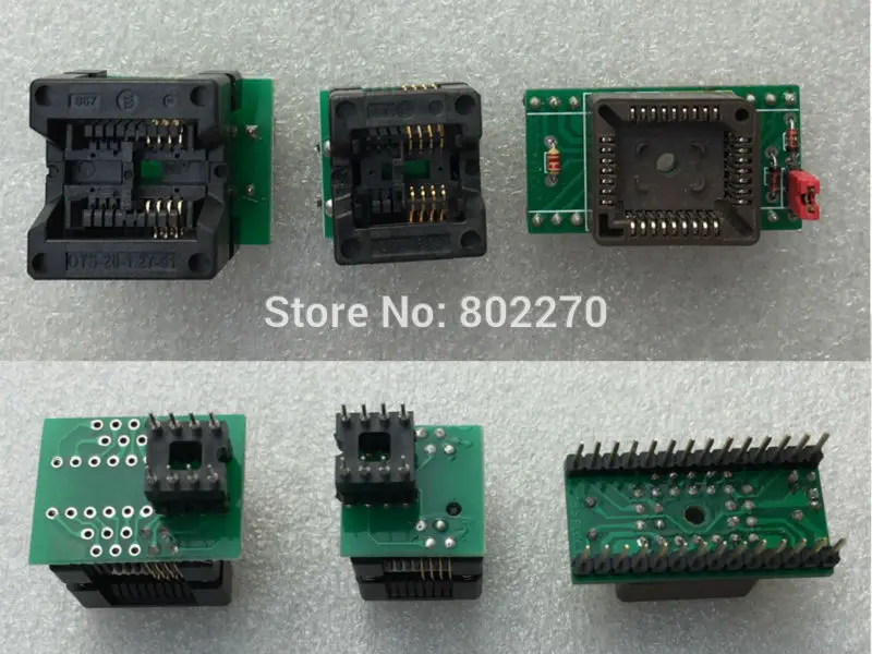 EPROM BOIS PIC univeral Willem программист PCB5.0B питание от USB включает SOP8 адаптер и DIP28-PLCC32 адаптер