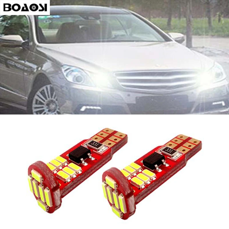 2x T10 W5W 4014SMD светодиодный автомобилей Canbus бровей век светильник лампы для Mercedes Benz