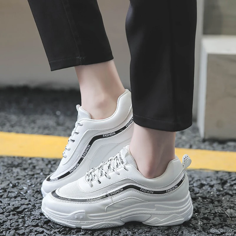 

Women Shoes 2018 New Fashion Autumn Women Sneakers Pu Leather Comfortable Tenis Feminino Female Platform Shoes Woman