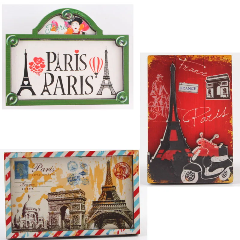 

3PCS Factory Price Fashion Paris Architecture Tower 3d Resin Fridge Magnet World Tourism Souvenir Refrigerator Magnetic Stickers