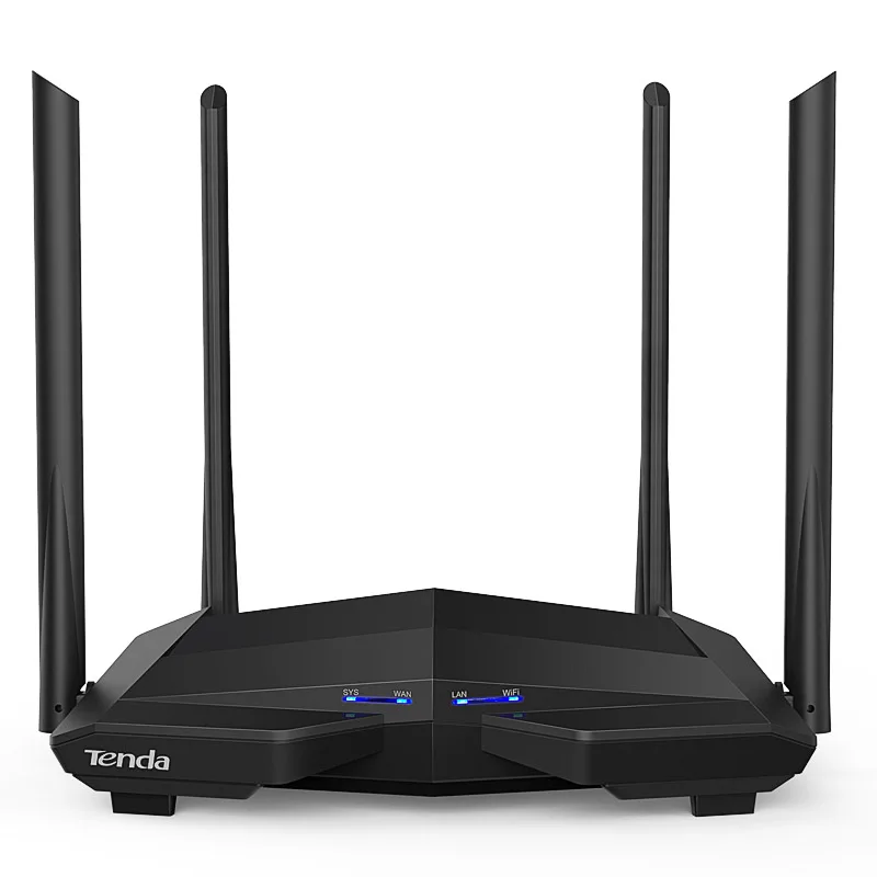 Tenda AC10 1200 Мбит/с умный беспроводной Wi Fi маршрутизатор 1 ГГц процессор 1WAN + 3LAN