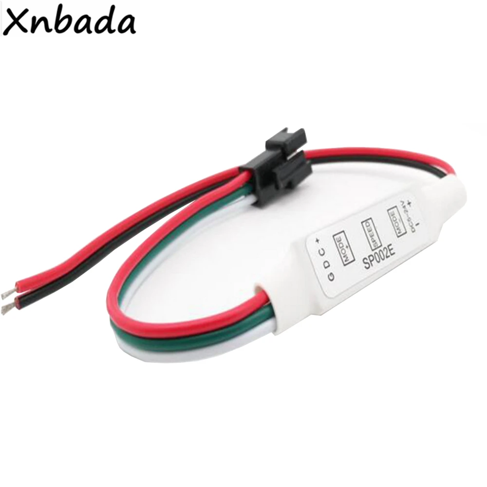 5 шт. SP002E 3 ключа WS2811 WS2812B контроллер светодиодной ленты 3Pin JST разъем DC5-24V