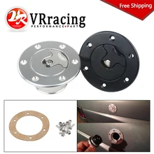 Aluminum Billet Fuel Surge Fuel Cell Cap Flush Mount 12 Bolt Mirror Polished