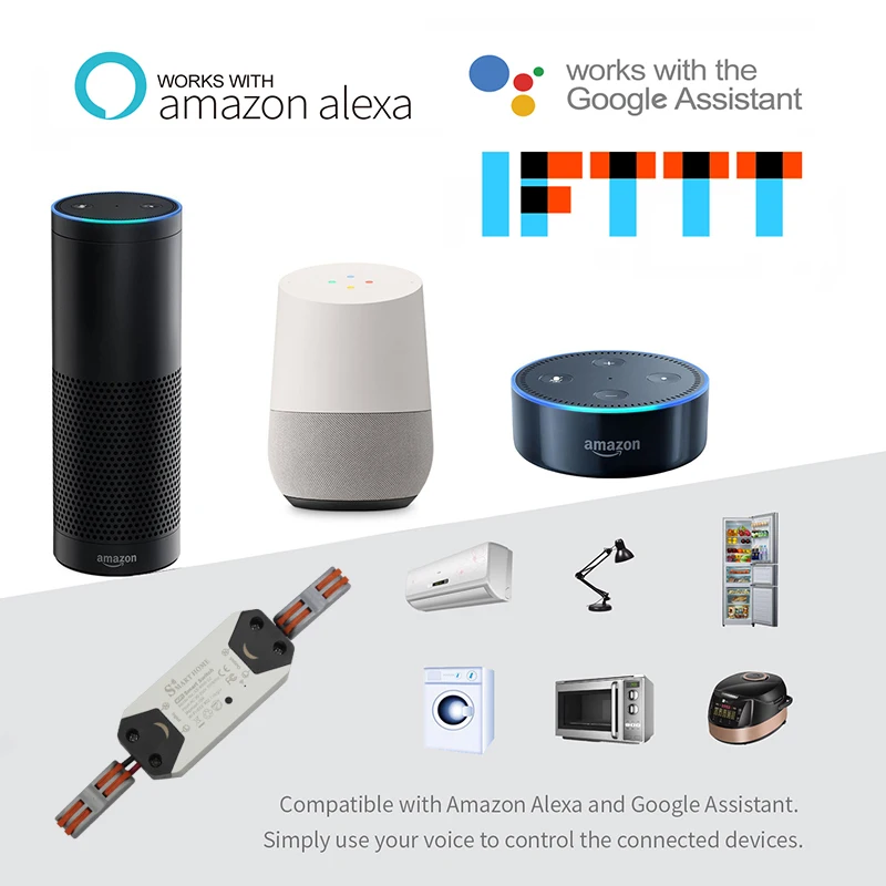 DIY WiFi умный Светильник Универсальный таймер выключателя беспроводной пульт дистанционного управления работает с Alexa Google Home умный дом автоматизация