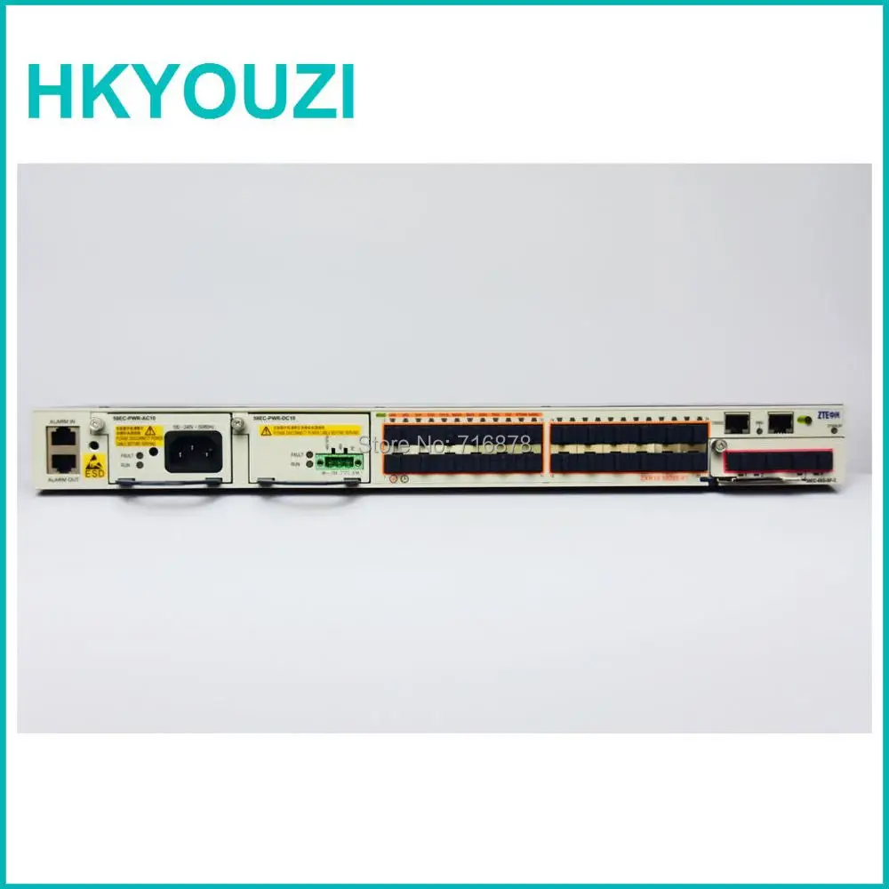 

ZXR10 5928E-FI-AC 24pcs SFP Ports Switch include 1PCS or 2PCS AC Power, with 59EC-4GE-SF or 59EC-4XG-SF-C uplink card