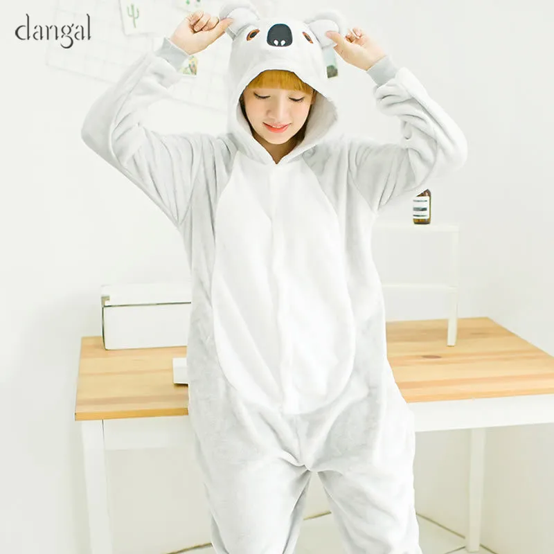 Кигуруми милый коала Kigurumi Пижама с рисунком животных Одна деталь унисекс пижамы