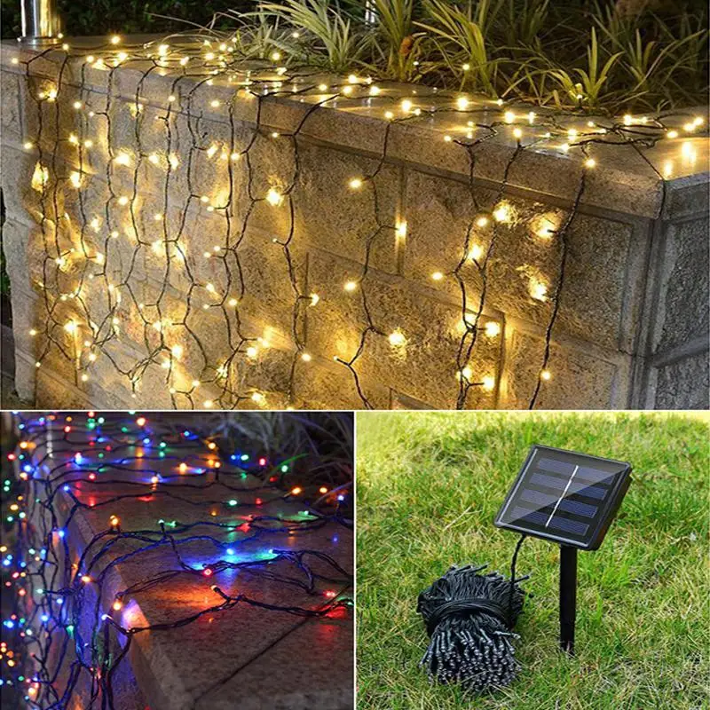 

HobbyLane 50/100 LED Solar Power String Light Christmas Fairy Lights Waterproof Outdoor Garden Xmas Tree Decor Lamp