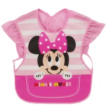 Розовый милый стиль Минни для маленьких девочек, нагрудники бандана для новорожденных, горячая распродажа детских нагрудников