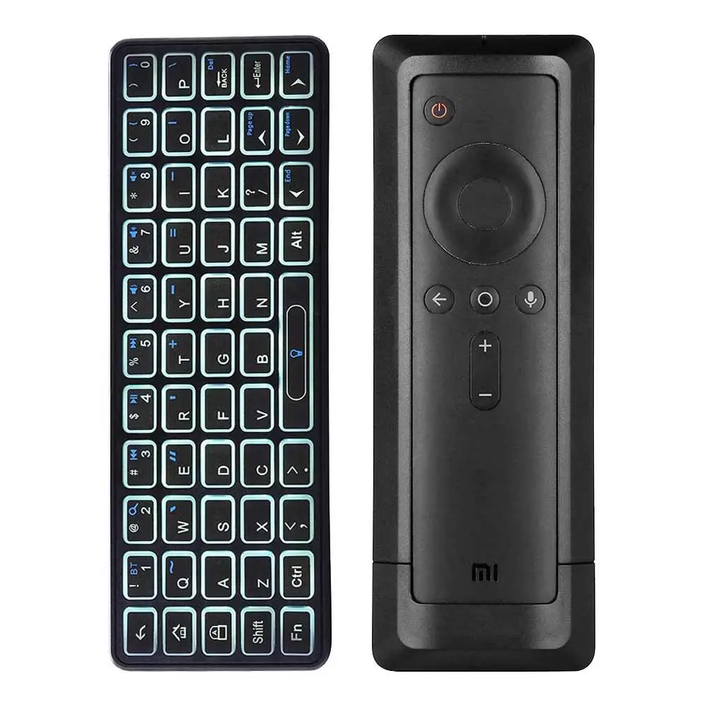 IPazzport KP-810-73B Bluetooth Подсветка mi ni Беспроводная клавиатура для Xiaomi mi Box 4K поддерживает Windows/Mac OS/Linux/tv box - Цвет: KP-810-73B