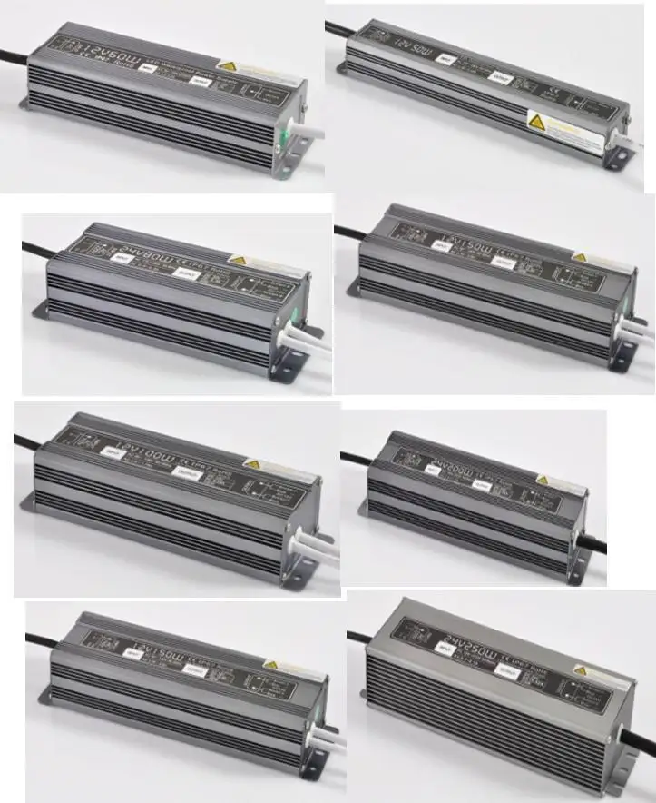 

12V100W 8.3A Waterproof IP67 Power supply, Constant Voltage 90V-130V or 170V-250VAC optional