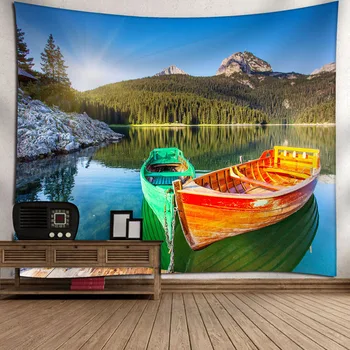 

Forest Tapestry Beauty Landscape Flowers High Definition Printing Large Tapestry Wall Hanging Printed Home Decoration Tapestry