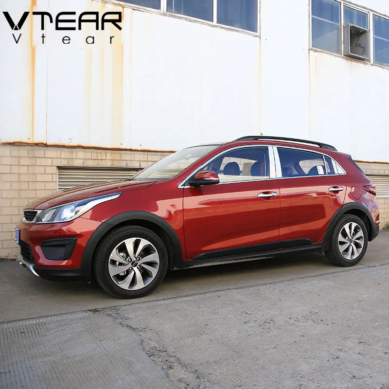 Vtear для kia Rio X Line защитная накладка на окно автомобиля аксессуары из нержавеющей