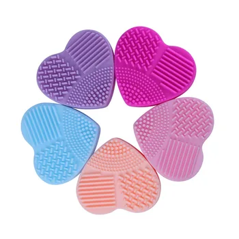 

1Pcs Silicone Heart Brush Egg Face Brushes Cleaning Tools For Makeup Brush Cleaner Scrubber Cosmetics Cleanser Beauty Tools