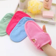 Унисекс рукавица для тела Душ перчатка отшелушивающая перчатка для ванной отшелушивающая для удаления рукавицы омертвевшей кожи перчатки