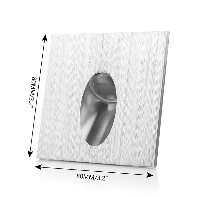 JLAPRIRA освещение AC 100-245 В настенный светильник 1 Вт квадратные светодиодные светильники утопленные крыльцо путь ступеней лестницы свет подвала лампа Светодиодный прожектор