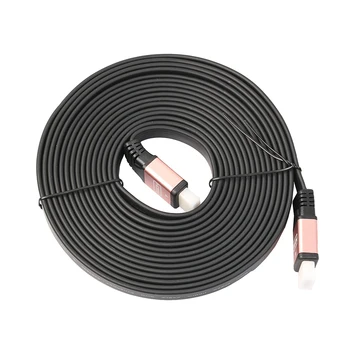 

1m/1.8m/3M/5M/10M HDMI Cable V2.0 with 4K 30AWG HD 18Gbps 3D Audio Return Ethernet HDMI Flat Cable Home Gaming Xbox 10pcs/lot