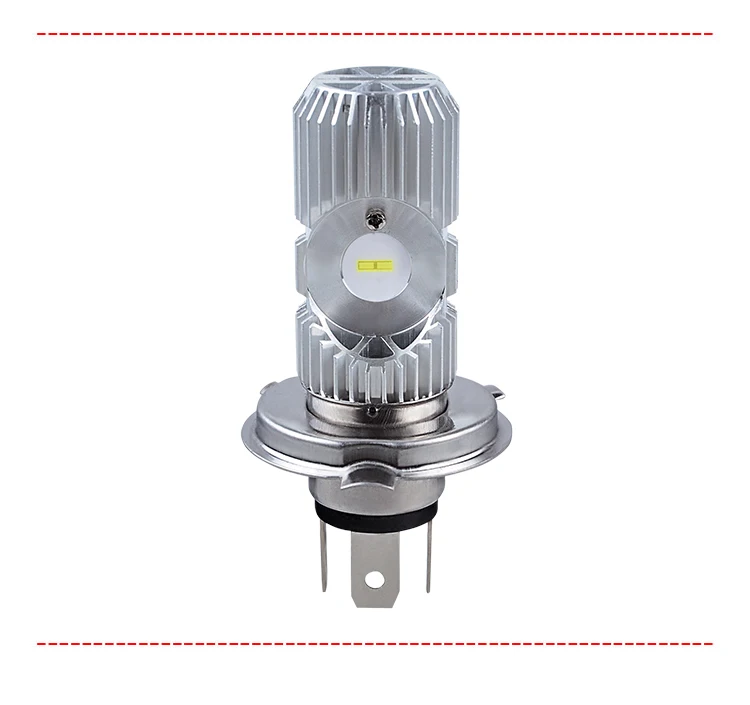 MeeToo 1Pcs H4 HS1 LED Motorcycle Headlight 12V 20W High Low Beam Light 2400LM CSP Chip Super Bright Whitev BA20D Motorbike Lamp (15)