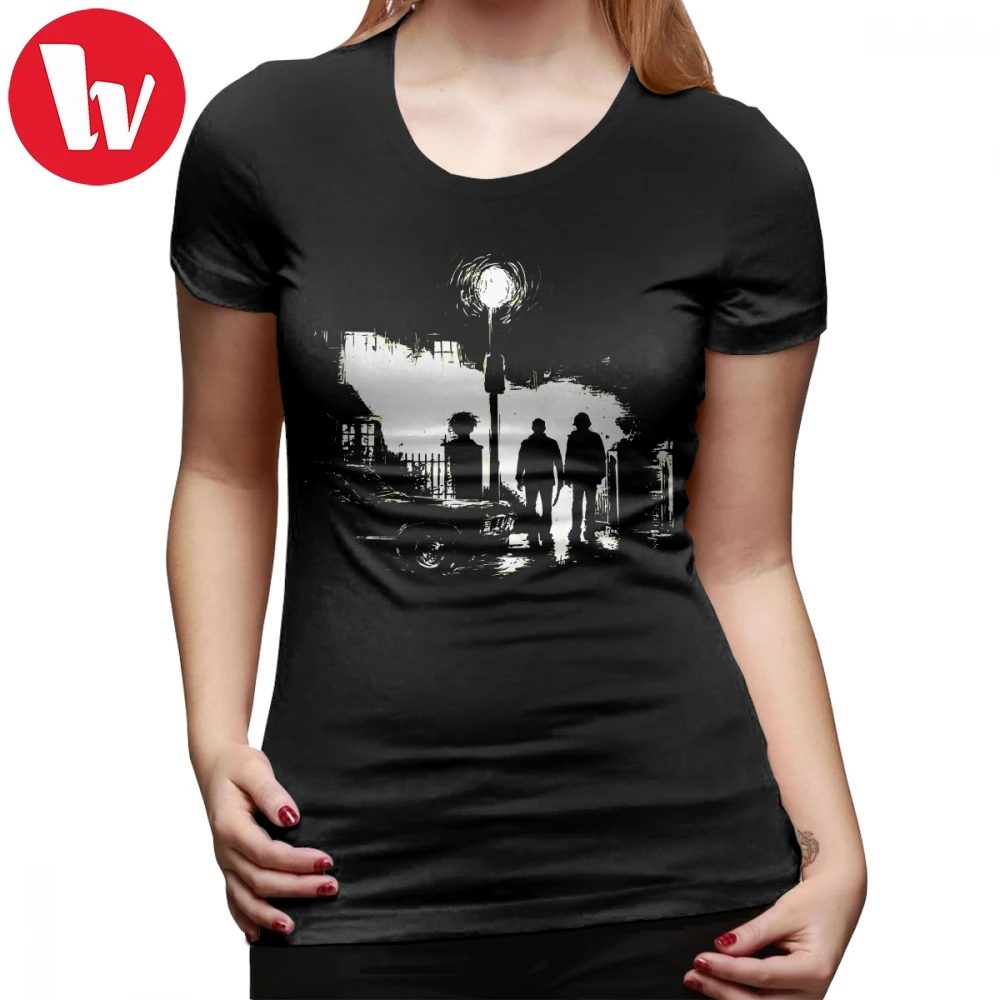 Футболка Exorcist «охотники» сверхъестественная футболка без текста большая забавная женская футболка хлопковая Летняя женская футболка с