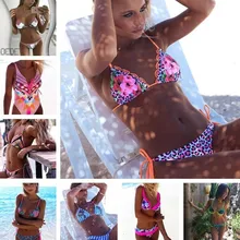 Сексуальный купальник бикини с цветочным принтом, комплект бикини, бразильский купальник, Одежда для пляжа, бандаж, бикини,, женский купальник, женский купальник