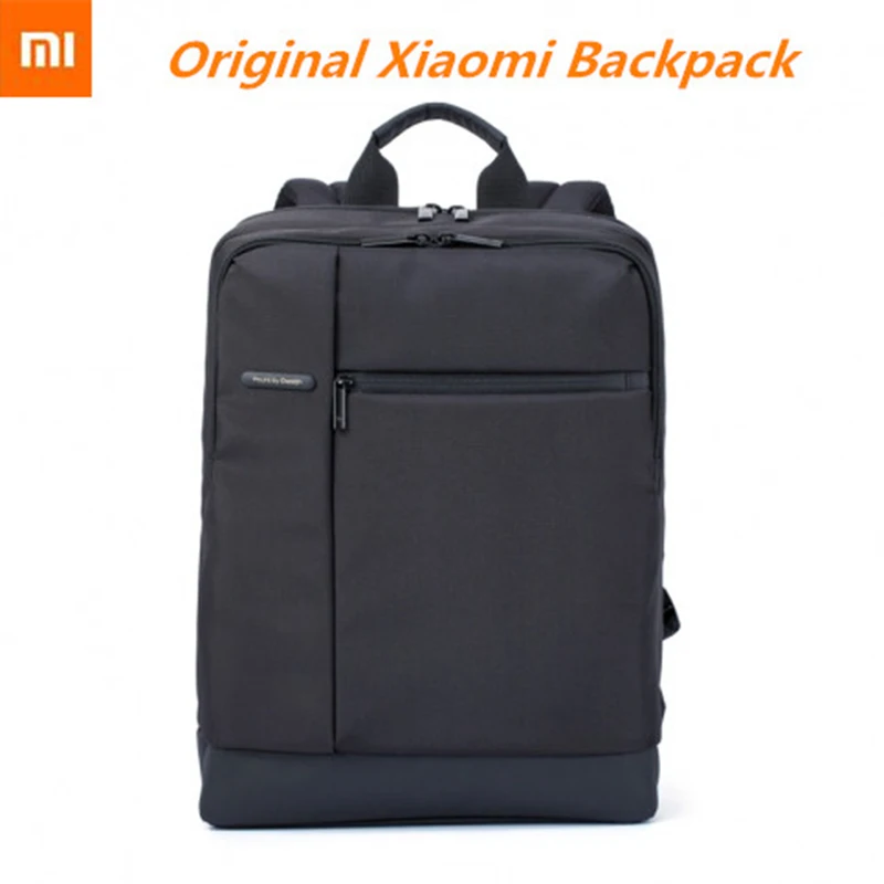 Polegadas de Computador Breve com 17l Mochila para 15 Novo Original Xiaomi Mochila Capacidade Clássico Negócios – Placa