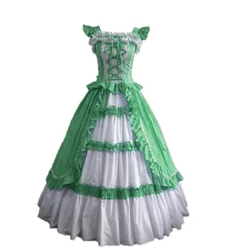 

new arrival short Sleeve Gothic Victorian Lolita Prom Dress Ball Gown Fancy Dress Halloween Party Costume
