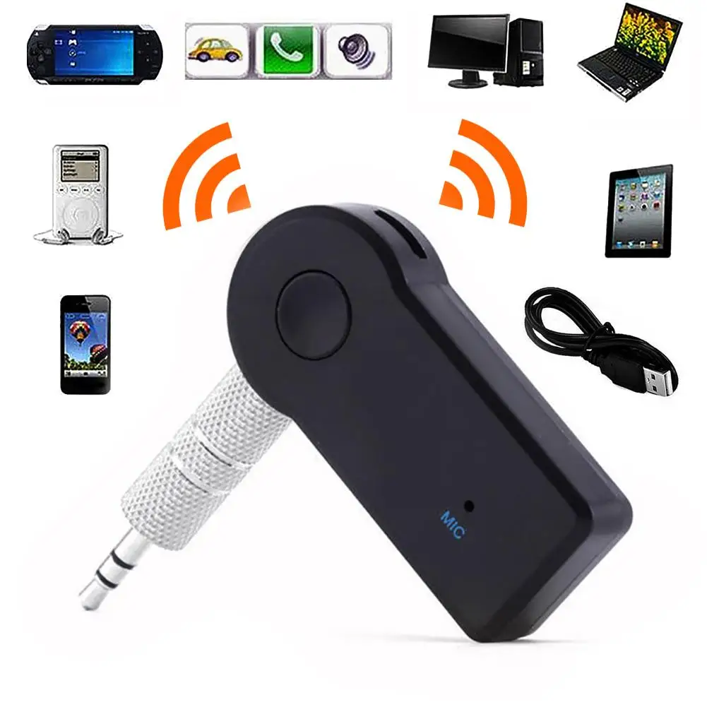 

Super Smart 3.5mm USB Mini Bluetooth Aux Stereo Audio Music Car Adapter Receiver
