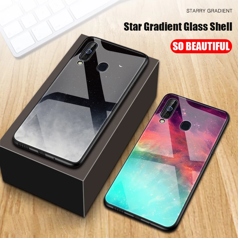 

Starry Sky Tempered Glass Case For Samsung Galaxy S10 S9 S8 Plus S7 Edge A10 A30 A40 A50 A60 A70 M10 M20 A6 A8 A9 A7 2018 Case