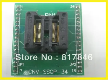 

Free shipping!!!CNV SSOP34 to DIP Universal Adapter for USB Programmer IC Adapter Sockets