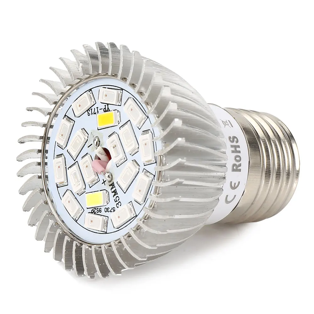Lâmpada para Flor Lote Crescer Luzes 5 w 10 18 28 E27 Espectro Completo Vegetais Sistema Hidroponia Planta Tenda 4 Pçs - Led 16 Cheap Lâmpadas de crescimento