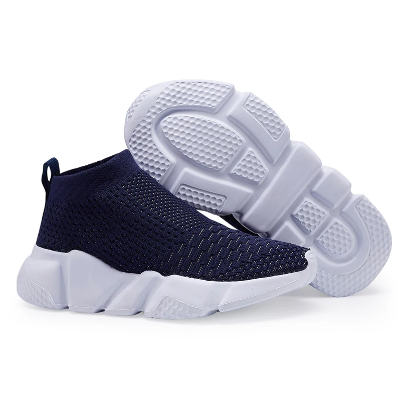ULKNN الأطفال الأحذية للفتيات الفتيان حذاء الفتيان حذاء رياضة الاطفال جورب حذاء تنفس شبكة الانزلاق على تشغيل الأحذية الرياضية اللباس