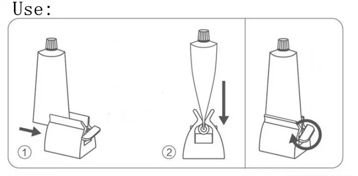 1 шт. соковыжималка для крема для ванной комнаты, диспенсер для зубной пасты, диспенсер для зубной пасты