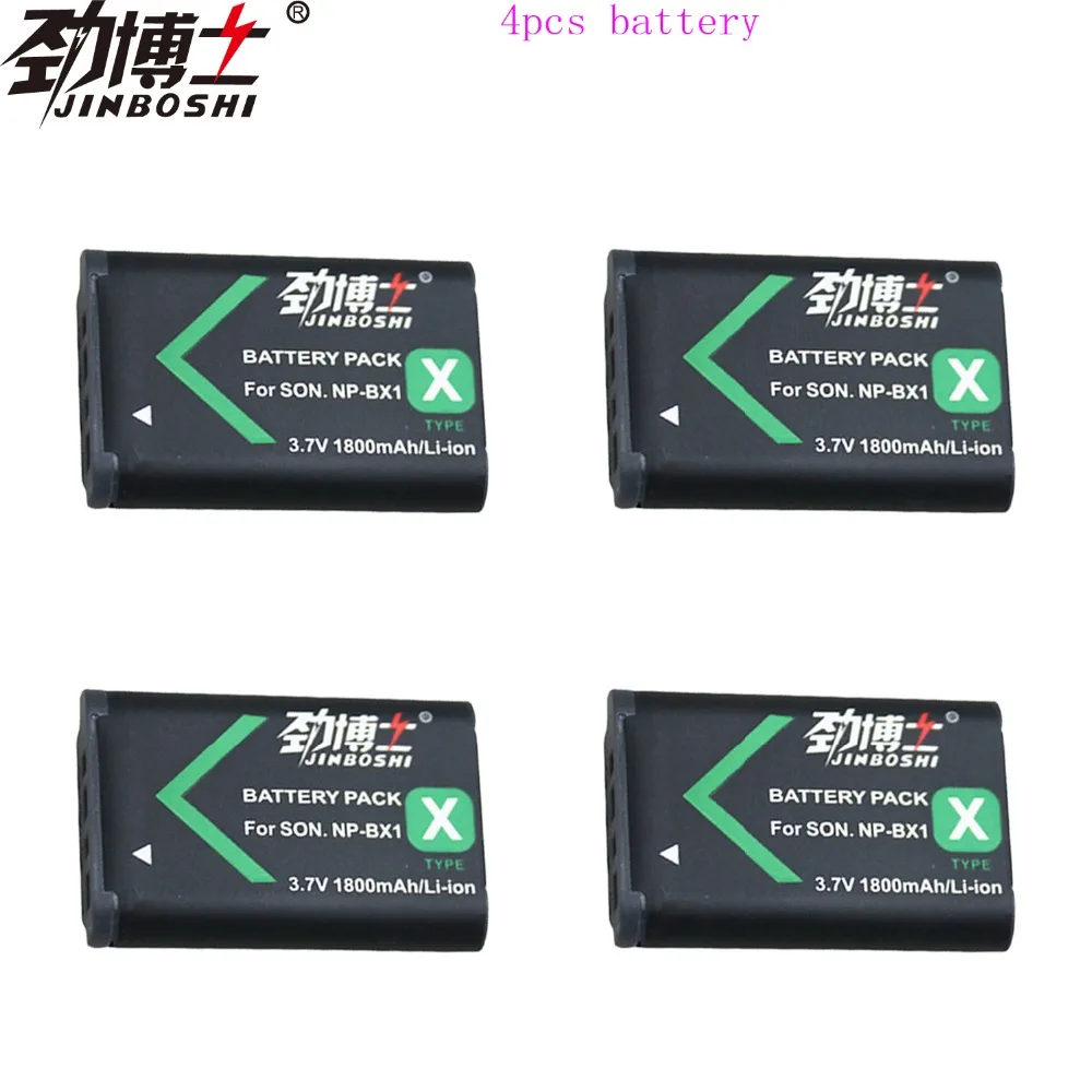 Лидер продаж 4 шт. NP-BX1 NP BX1 NPBX1 Li-Ion Батарея пакет для sony комплектующие фотоаппарата sony DSC RX1 RX100 M3 M2 RX1R GWP88 PJ240E AS15 WX350 WX300 HX300 HX400