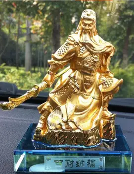 

Alloy Buddha Car God of War Guan Gong car seat ornaments
