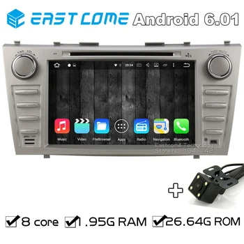 

Octa Core 8 Core Android 6.01 Car DVD Player for Toyota Camry 2007 2008 2009 2010 2011 With Rear View Camera Radio Bluetooth