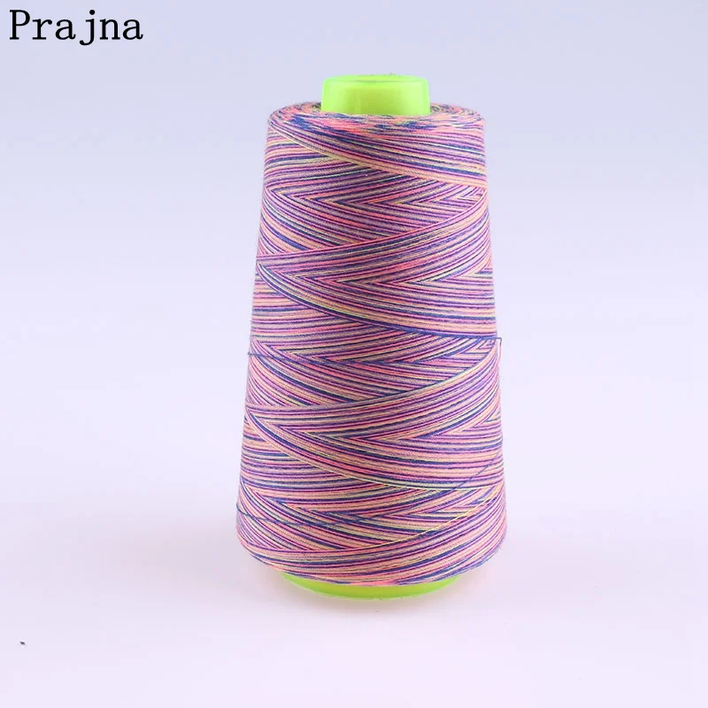 Prajna 3000Y 40S/4 многоцветные профессиональные швейные нитки ручные стеганые для