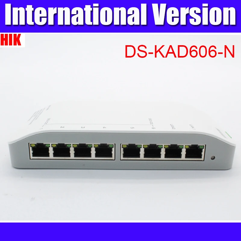 Hikvision DS-KAD606-N видео/аудио дистрибьютор для IP видеодомофон заменить DS-KAD606-P