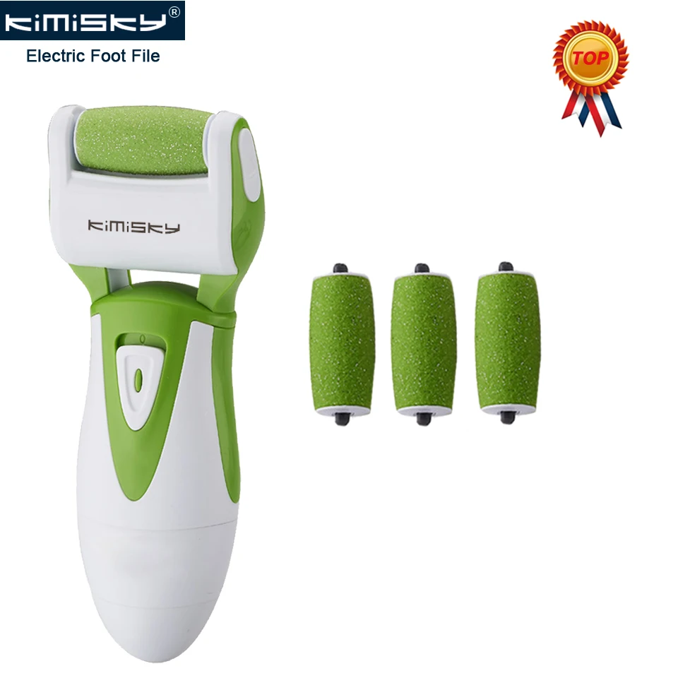 KIMISKY Green Foot File Electric Pedicure Tool Foot Care Cleaning