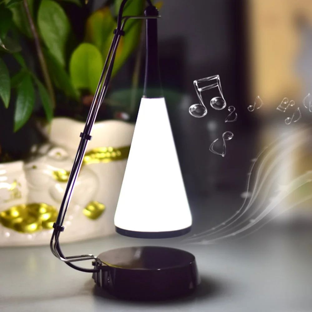 5 в беспроводной Bluetooth динамик настольная лампа USB сенсорный светодиодный ночной Светильник умная музыка стерео динамик настольная лампа