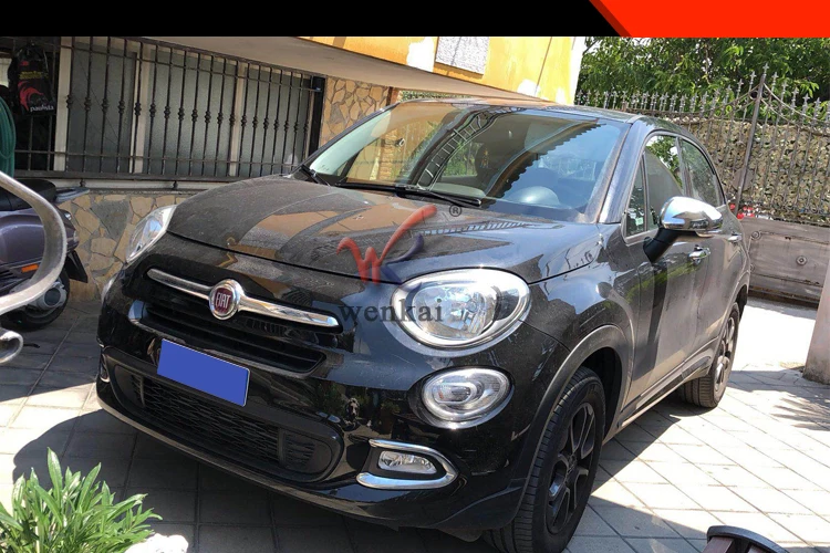 Авто Крышка Стайлинг для FIAT 500X2014 ABS Chrome сторона крыло заднего Дверь Зеркало Кепки отделка