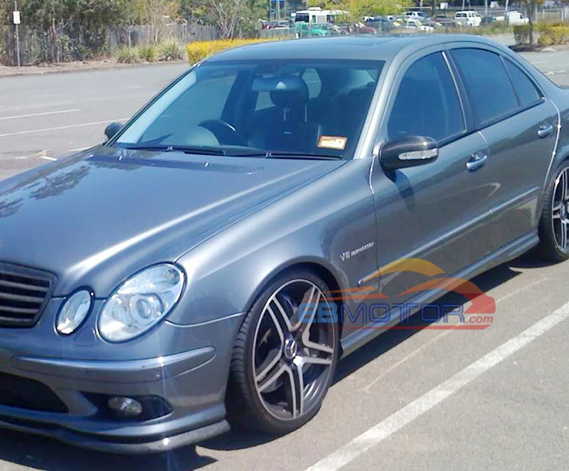 Real Carbon Fiber Mirror cover 1pair for Mercedes Benz E-Class W211 2003-2007