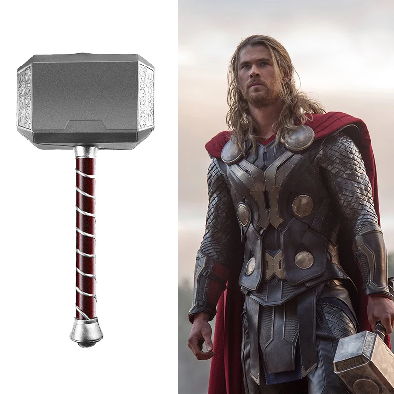 

SNAILIFY 44cm 1:1 Thor's Hammer Cosplay Thunder Hammer Weapons Movie Role Play PU Props Free shipping