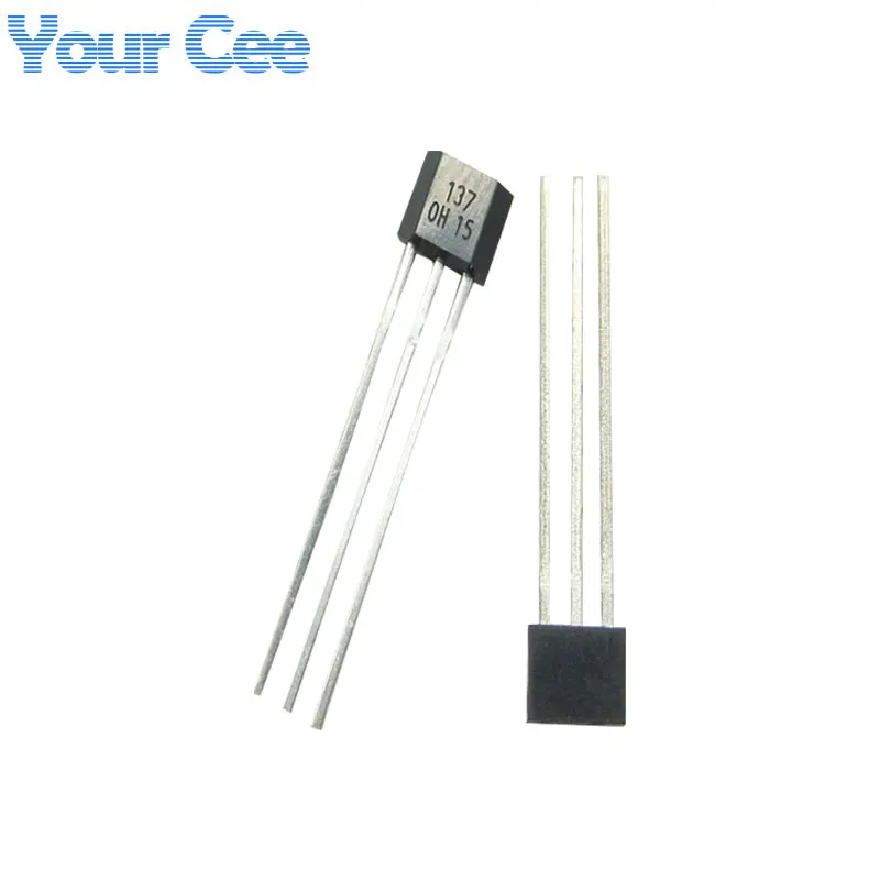 

10 pcs OH137 TO-92S Hall Effect Sensor Switch Circuit for Highly Sensitive Instruments Hall Sensor